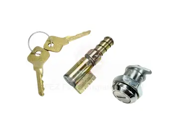 Schloss / Lenkerschloß (Sperrdorn Ø10mm) & Werkzeugkastenschloß im Set (4-teilig) "2 Schlösser, 2 Schlüssel" passend für S51 (ab Baujahr 1987)