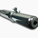 Auspuff Enduro chrom passend für S51/1E, S51/1E1, S70/1E, S53E, S53OR, S83E, S83OR