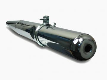 Auspuff Enduro chrom passend für S51/1E, S51/1E1, S70/1E, S53E, S53OR, S83E, S83OR