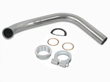 Krümmer + Krümmermutter im Set S50, S51 chrom