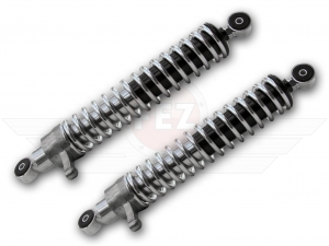 Federbein im Satz Enduro hinten rechts u. links verstellbar (360mm lang)