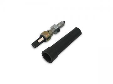 Bremslichttaster-Set mit Gummi-Schutzkappe vorn oder hinten (schmale Typ) passend für S51, S70, SR50, SR80