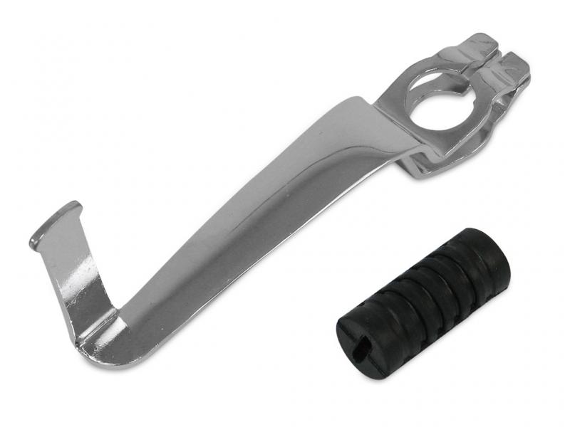 Fußschalthebel mit Gummi S51, S70 chrom