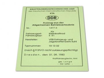 BTE S51 (für Sammlerzwecke)