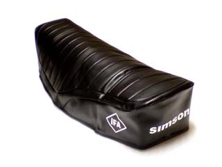 Sitzbezug S51 Enduro, strukturiert - schwarz m. Logo