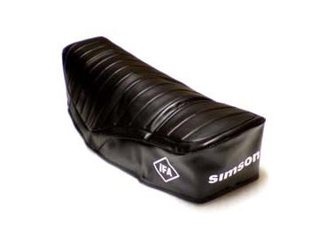 Sitzbezug S51 Enduro, strukturiert - schwarz m. Logo