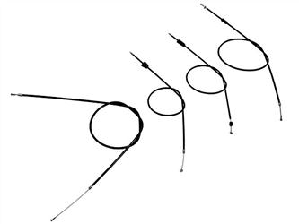 Bowdenzugsatz S50 schwarz komplett (4-teilig)