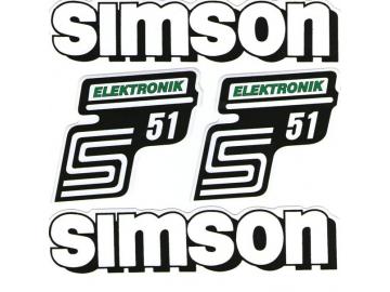 Aufkleber S51 elektronik grün