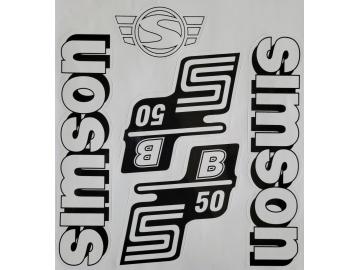 Aufkleber S50 Weiß-Weiß