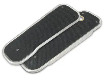 Trittbretter im Satz (rechte & linke Seite) Aluminium, Gummibelag schwarz passend für KR51, KR51/1, KR51/2